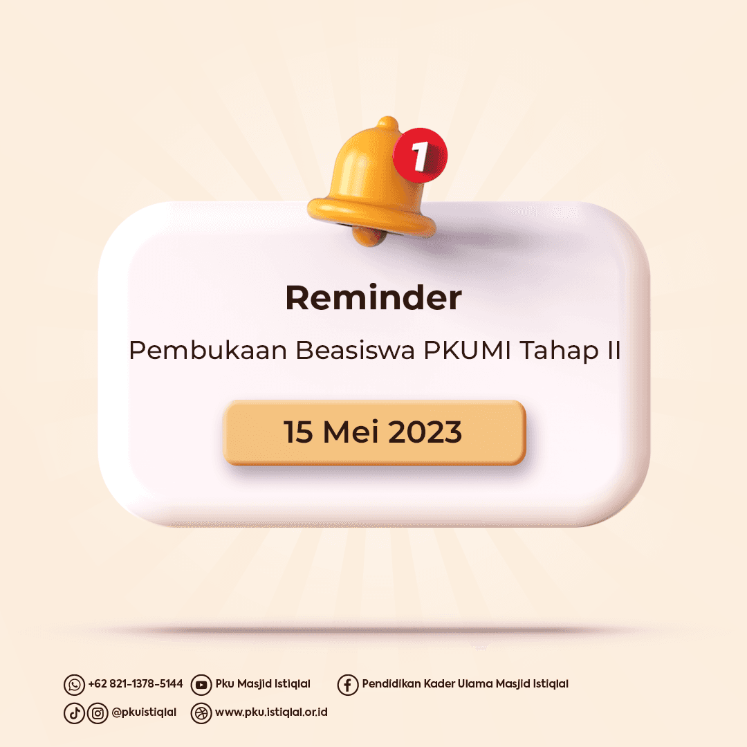 PKU Masjid Istiqlal Gelar Wisuda Angkatan ke-7